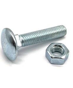 Coach Bolts with Hex Nuts
