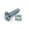 Metric Roofing Bolts with Square Nuts