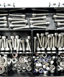 M6 Socket Cap Screws Mixed - Stainless Steel (shorter lengths) (240 units)